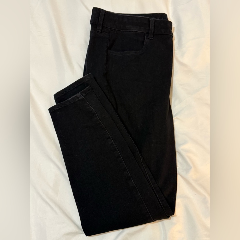 American Eagle Outfitters Black jeggings size 16 short